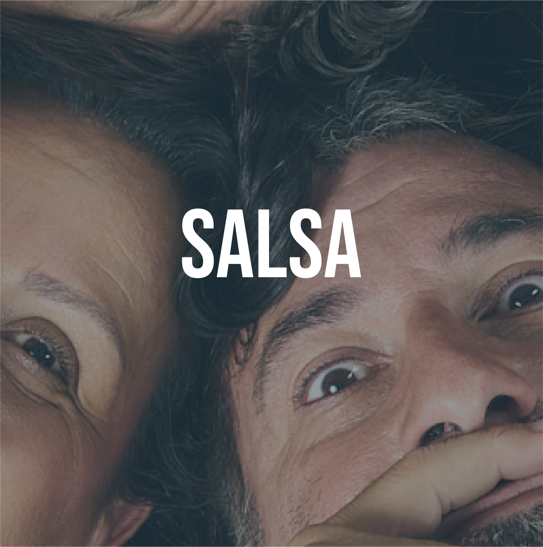 Imagen de estilo de baile en galería, representando salsa.