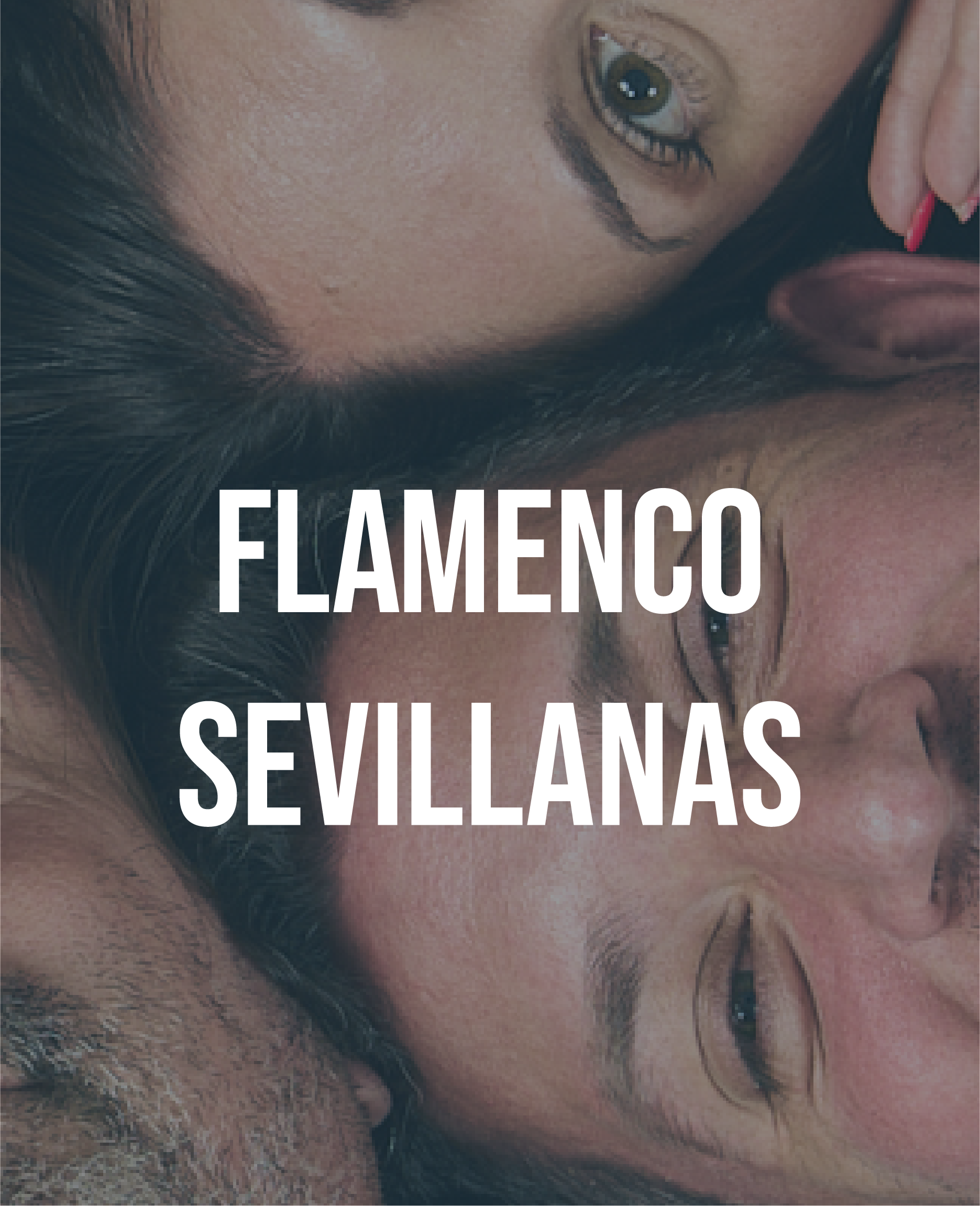 Imagen de estilo de baile en galería, representando flamenco y sevillanas.